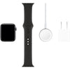 Apple Watch Series 5 (GPS + Cell, 44mm, Space Gray Aluminum, Black Sport Band)